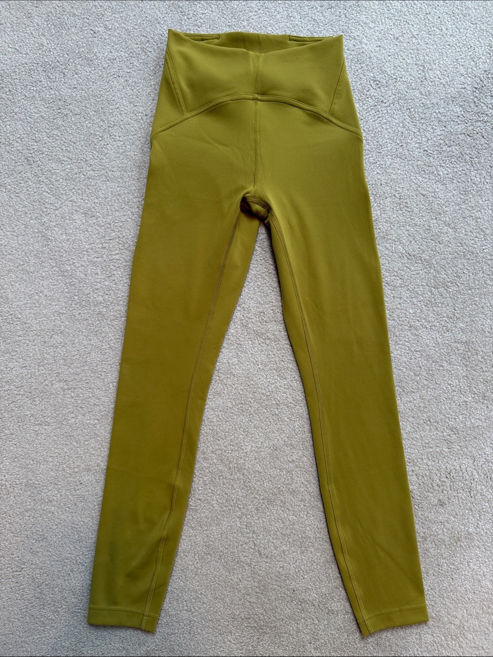 Lulu lemon High-Waist Kids Olive Green Leggings